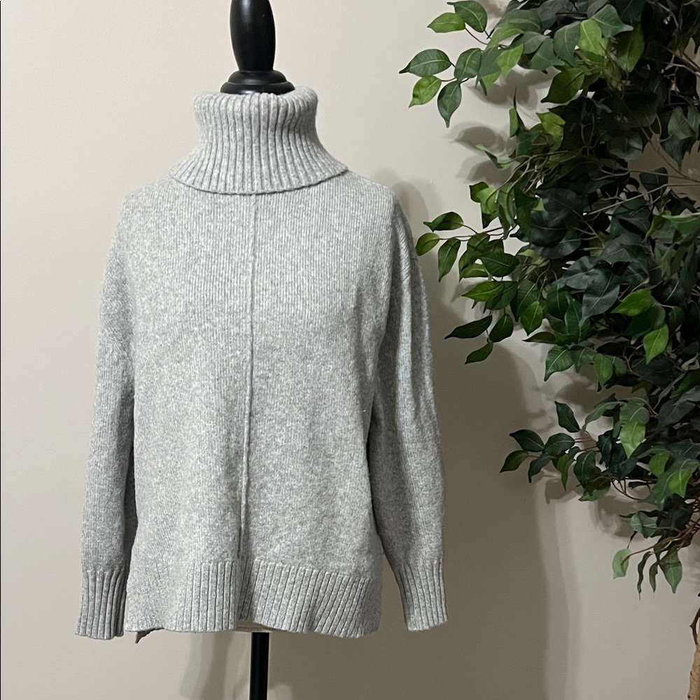 H&M Light Gray Turtleneck Sweater